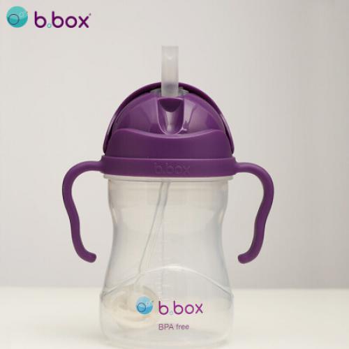 B.Box 贝博士 宝宝重力吸管杯六个月以上 葡萄紫